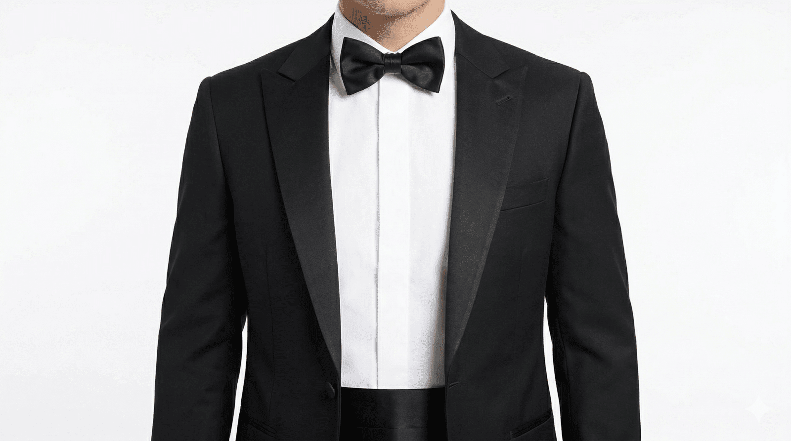 Covered Placket Tuxedo Shirt