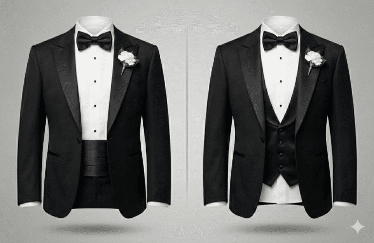 Cummerbund vs Vest demonstration