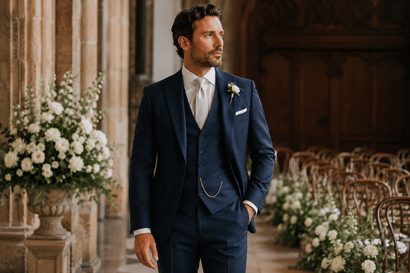 lounge suit on a wedding