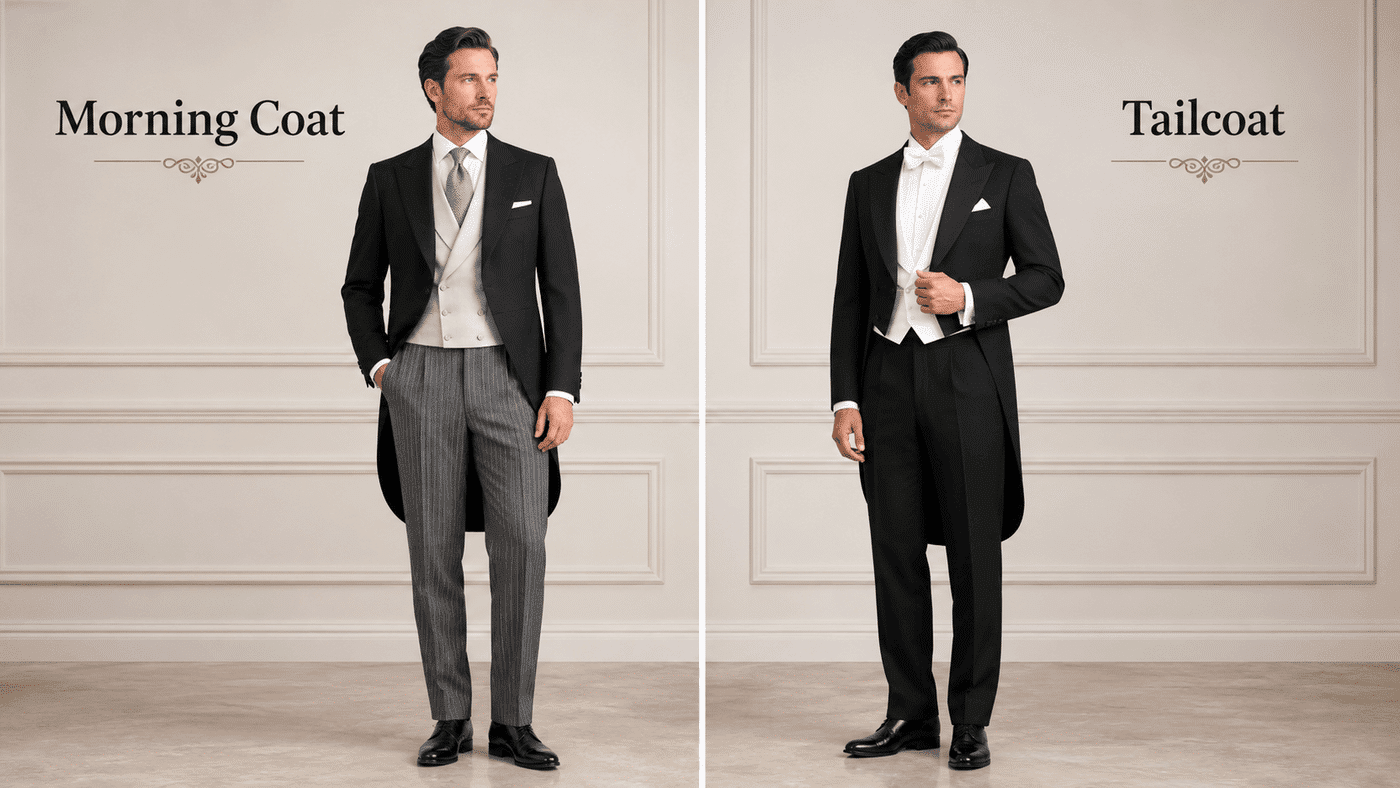 Morning Coat vs Tailcoat