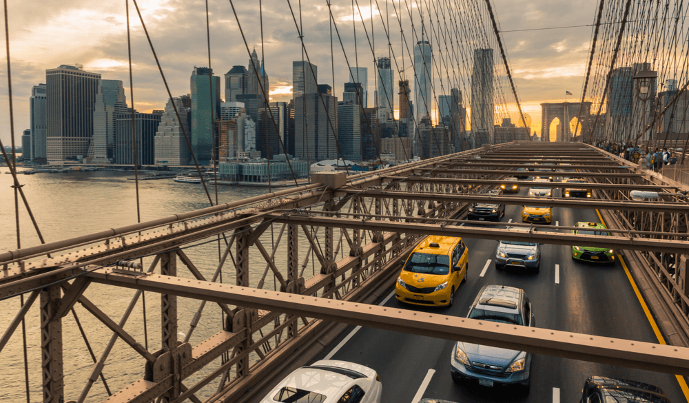 View of Brooklyn Bridge Upper Level