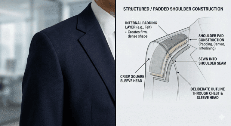 Shoulder Frame Suit Shoulder Types and When to Wear Each | Alan David Custom