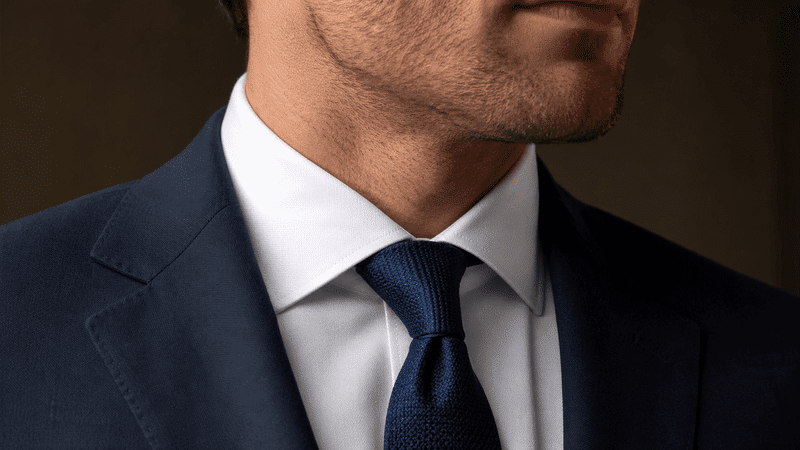 how should shirt collar sit on a neck