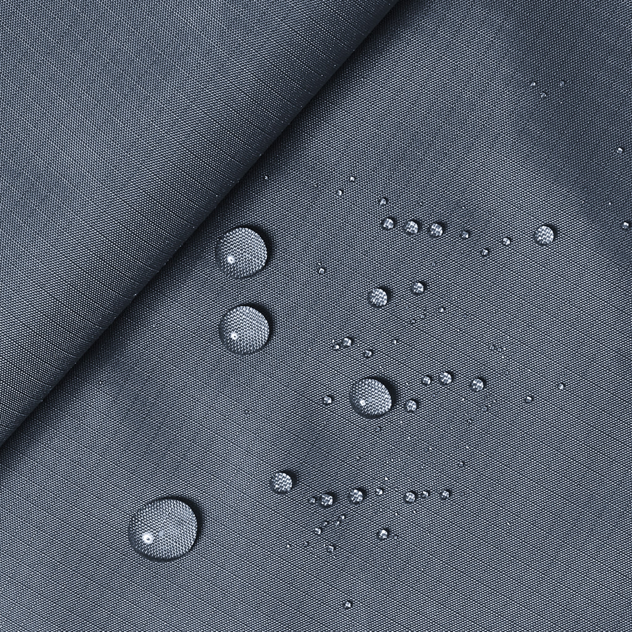 Ermenegildo Zegna light grey raincoat fabric swatch.