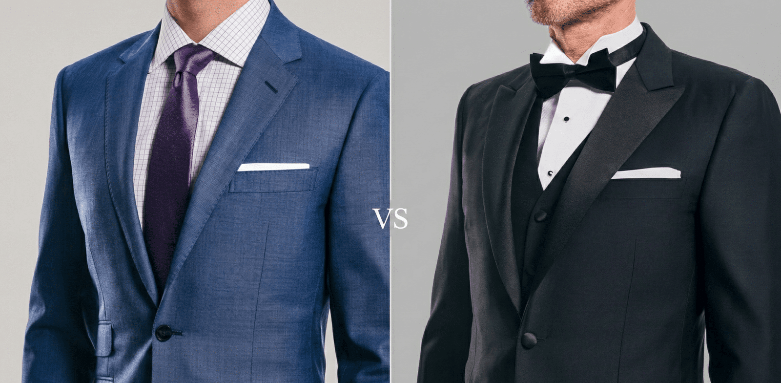 suit vs tuxedo