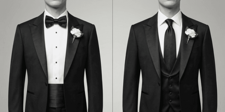tuxedo with tie vs bowtie