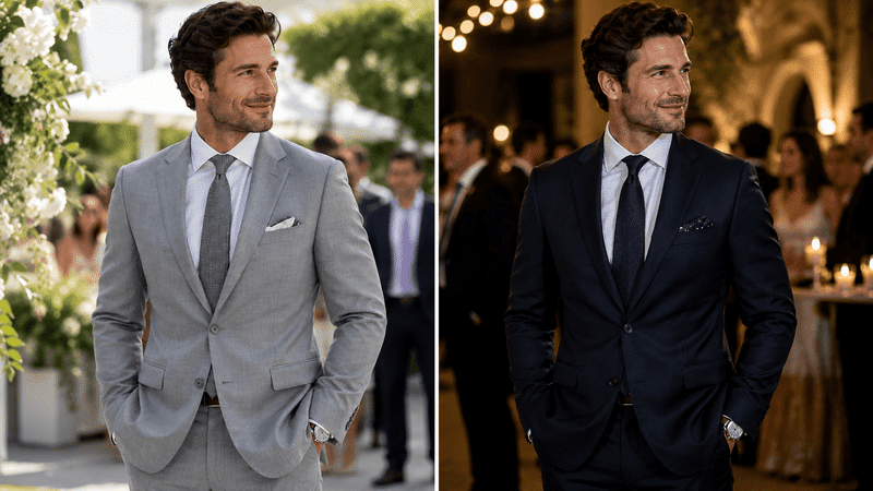 what color suit to wear on a daytime and night events